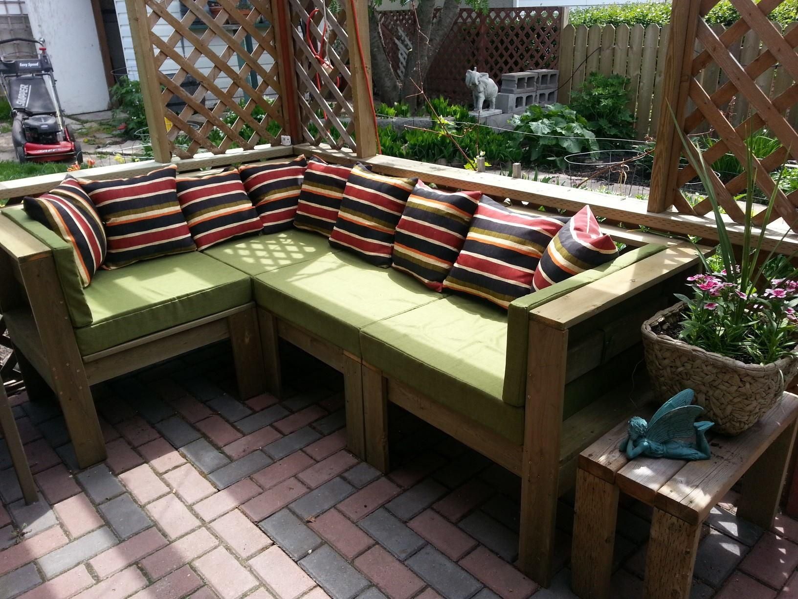 Ana White | Outdoor Sectional – Diy Projects In Ana White Outdoor Sectional Sofas (View 5 of 20)