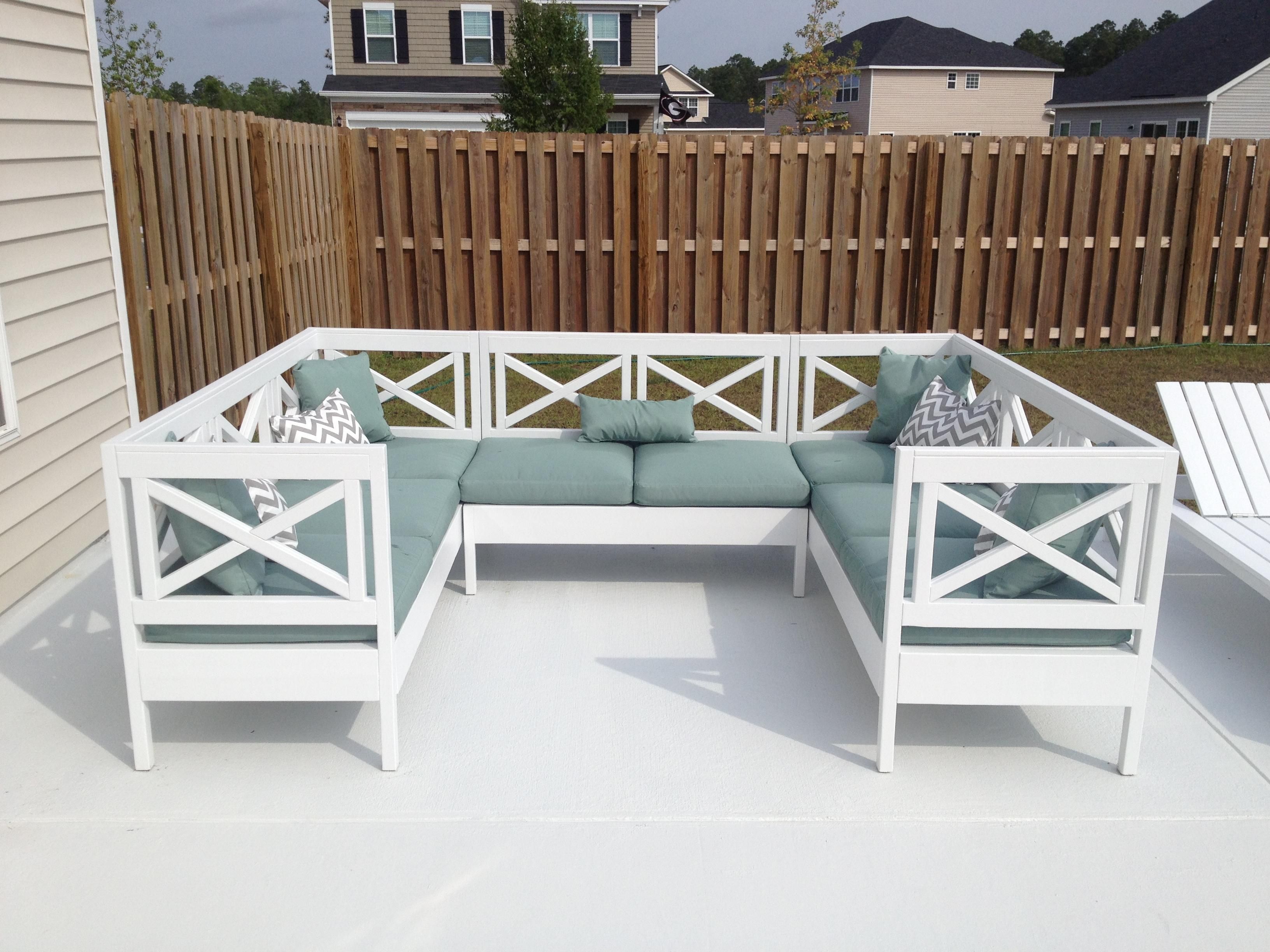 Ana White | Weatherly Outdoor Sectional! – Diy Projects With Ana White Outdoor Sectional Sofas (View 3 of 20)