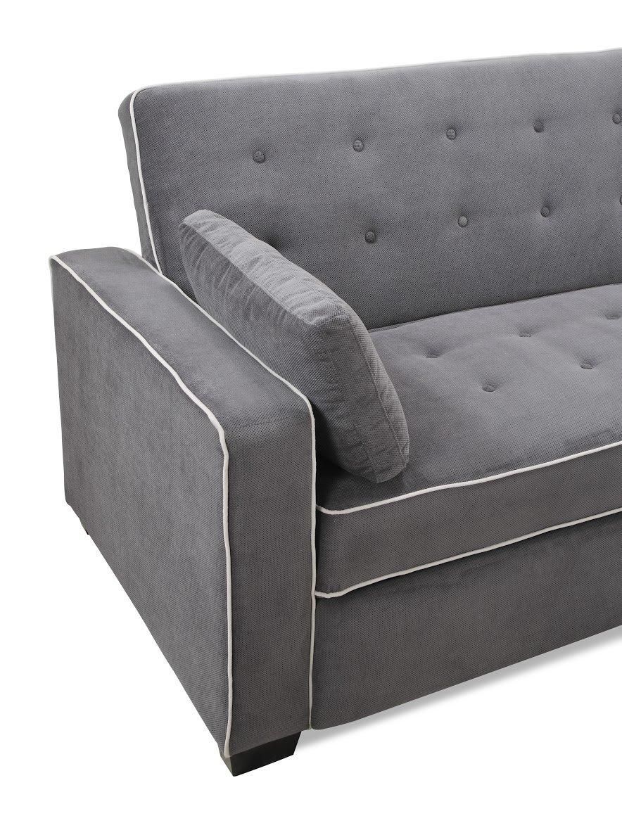 Augustine Sectional Moon Greyserta / Lifestyle Pertaining To Serta Sectional (View 8 of 20)