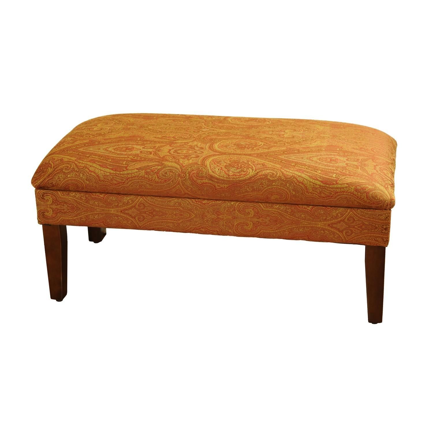 Bedroom : Furniture Bedroom Simple Orange Suede Upholstsredn Bench With Bedroom Bench Sofas (View 17 of 20)