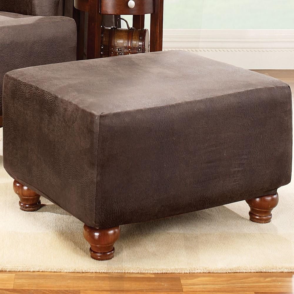 Bedroom: Outstanding Oversized Ottoman Slipcover Create Your Home Within Sofa Chair With Ottoman (View 20 of 20)
