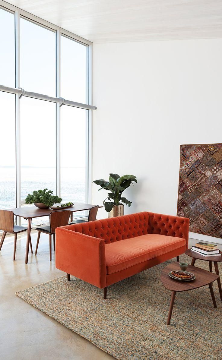 Best 20+ Orange Sofa Ideas On Pinterest | Orange Sofa Design With Regard To Orange Modern Sofas (View 11 of 20)