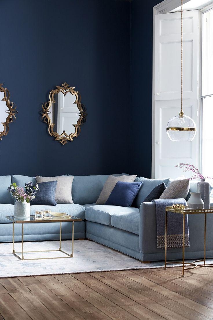 Featured Photo of 20 Best Living Room with Blue Sofas