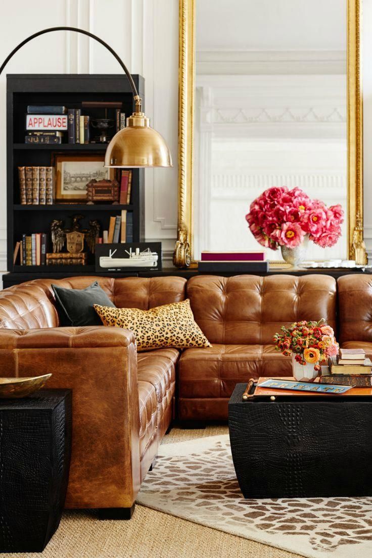 Best 25+ Pottery Barn Leather Sofa Ideas On Pinterest | Brown Within Carmel Leather Sofas (View 13 of 20)