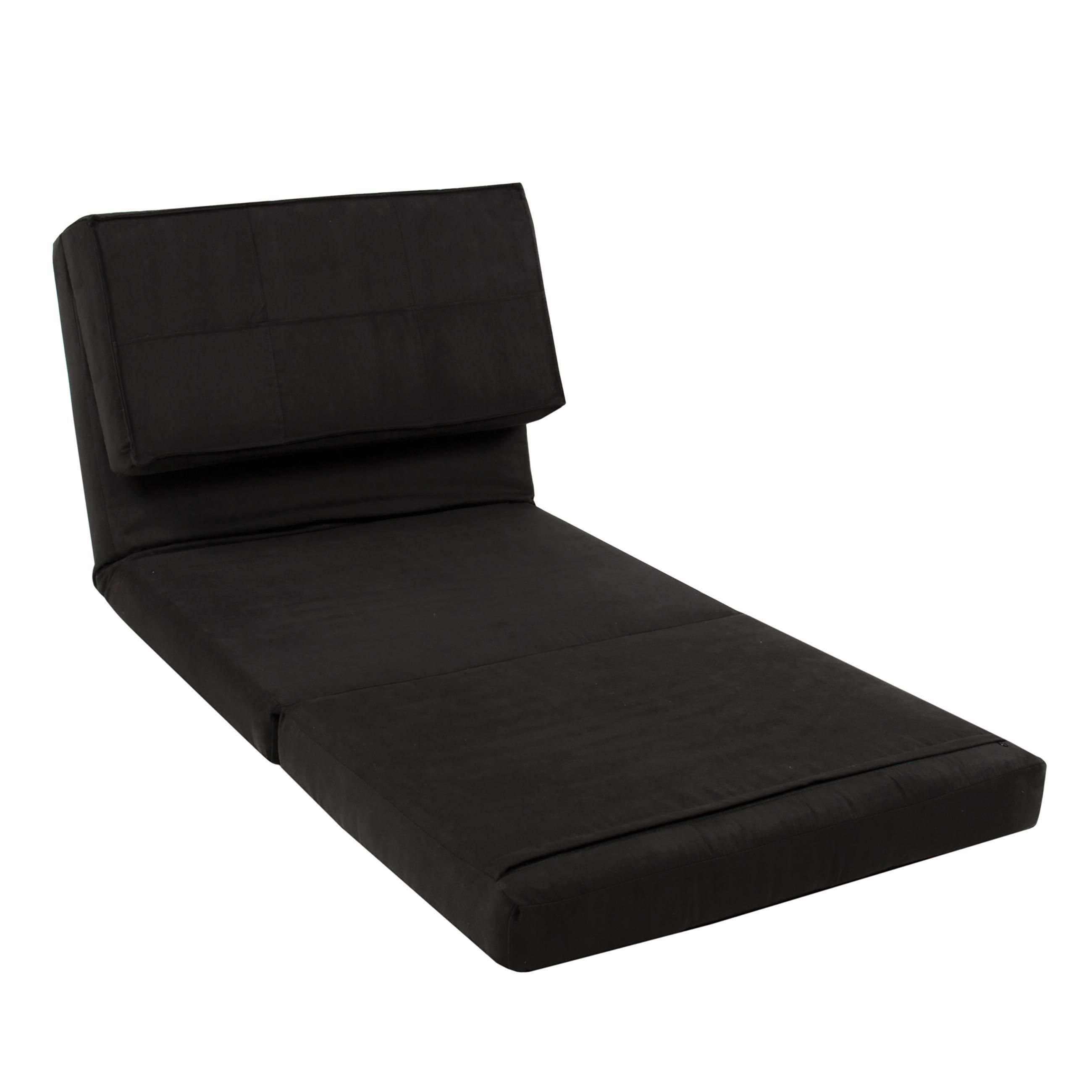 Best Choice Products Convertible Sleeper Chair Bed (Black Inside Fold Up Sofa Chairs (View 8 of 22)