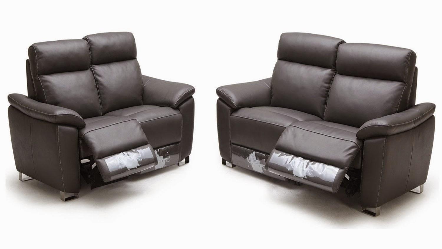 Featured Photo of 20 Ideas of 2 Seater Recliner Leather Sofas