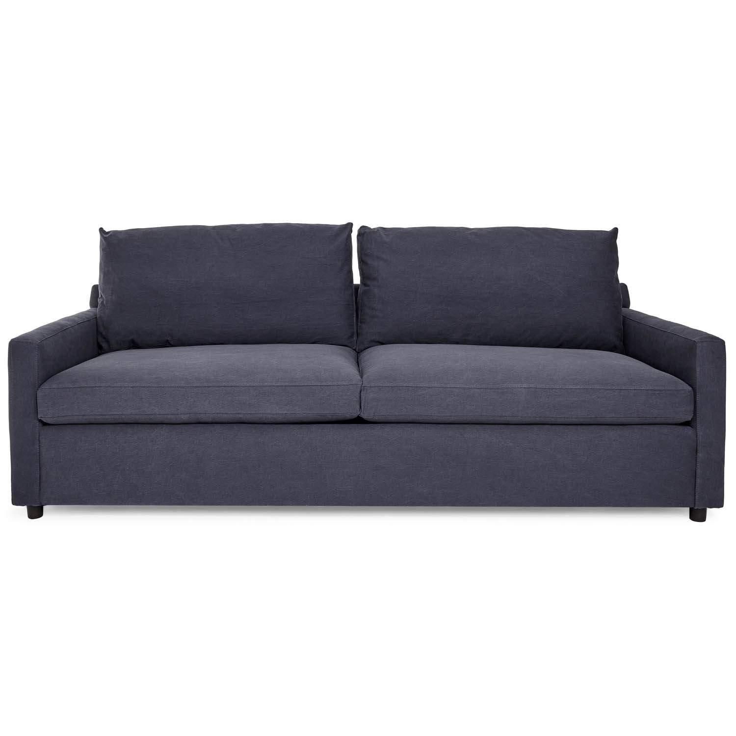 Cobble Hill Lucali Denim Sofa – Abc Carpet & Home In Denim Sofas And Loveseats (View 12 of 12)