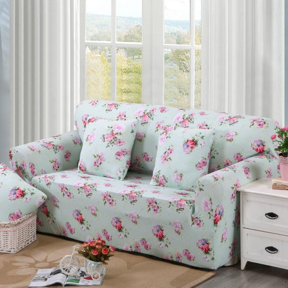 Compare Prices On Floral Sofa Slipcover  Online Shopping/buy Low In Patterned Sofa Slipcovers (Photo 1 of 20)