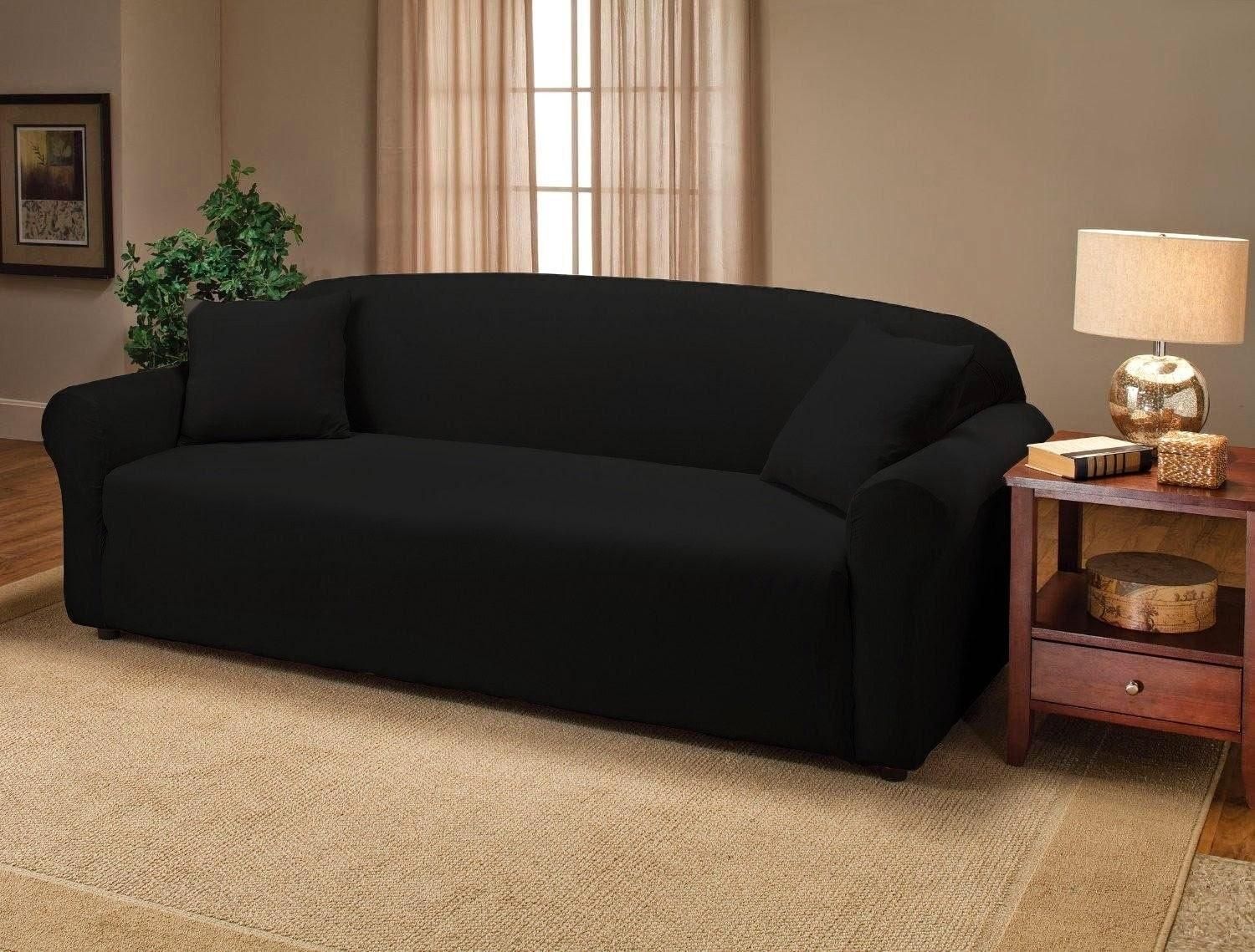 Couch Covers Inside Sofas With Black Cover (View 8 of 20)