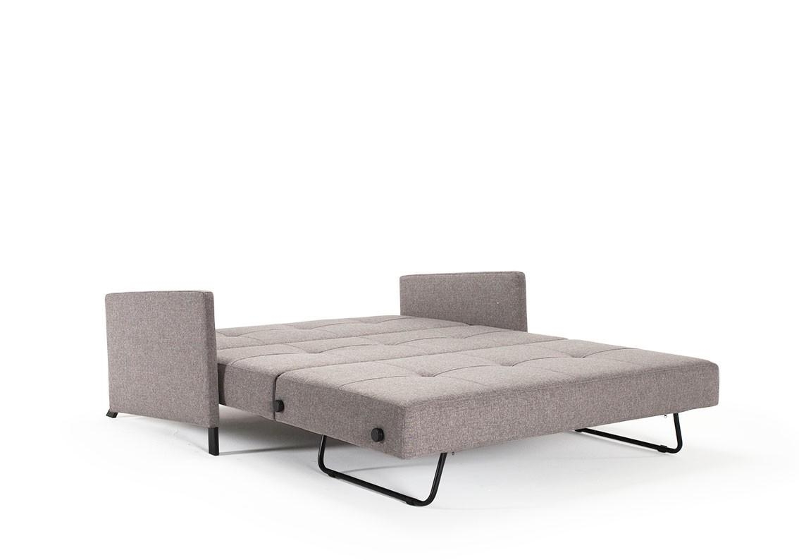 Cubed With Arms Loveseat Sofa Bed Walnutinnovation Living Throughout Queen Convertible Sofas (Photo 1 of 20)