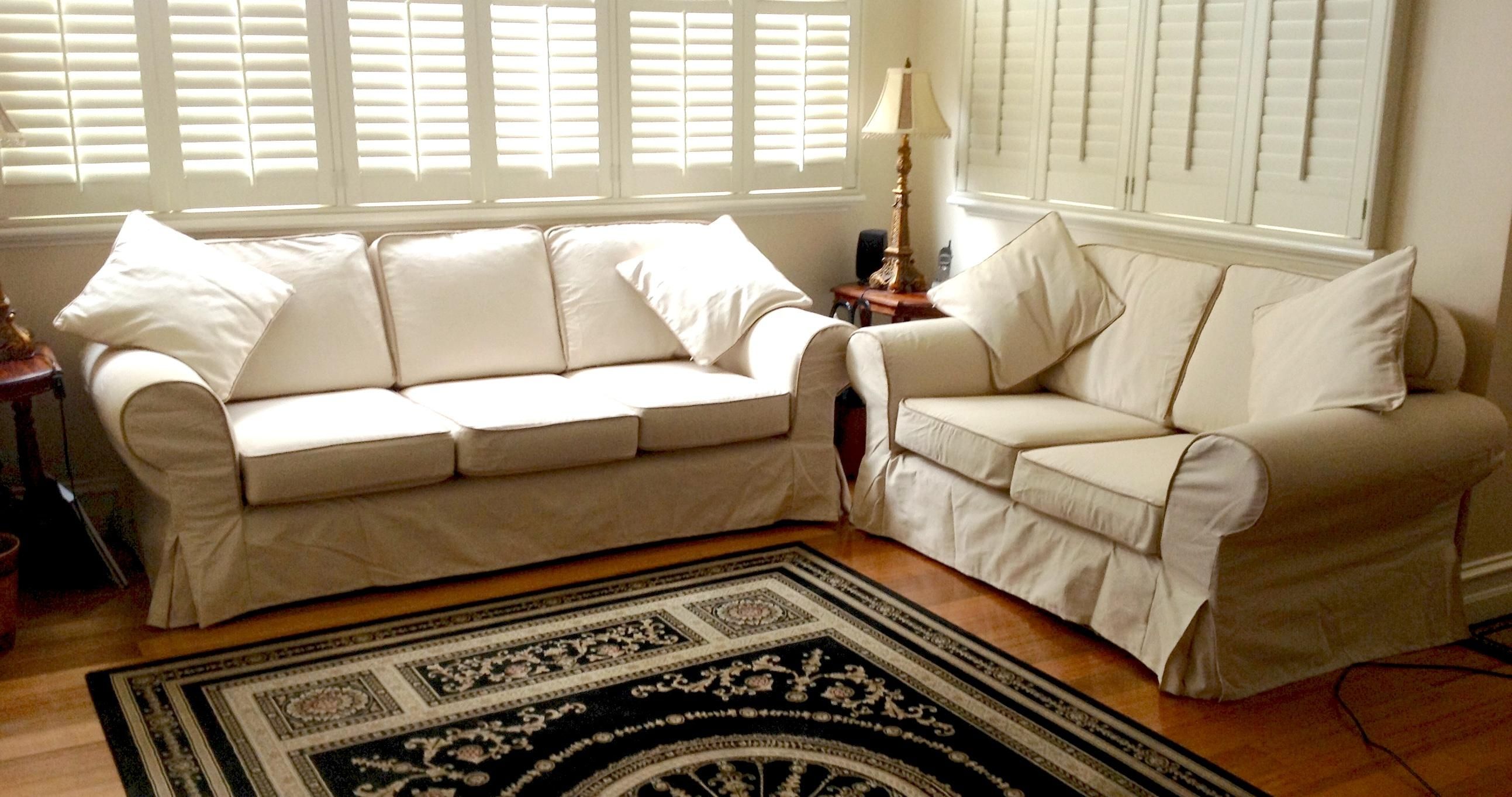 Custom Slipcovers And Couch Cover For Any Sofa Online With Slip Covers For Love Seats (View 1 of 20)