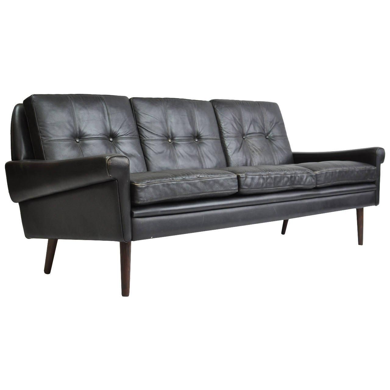 Danish Leather Sofasvend Skipper At 1Stdibs Within Danish Leather Sofas (View 12 of 20)