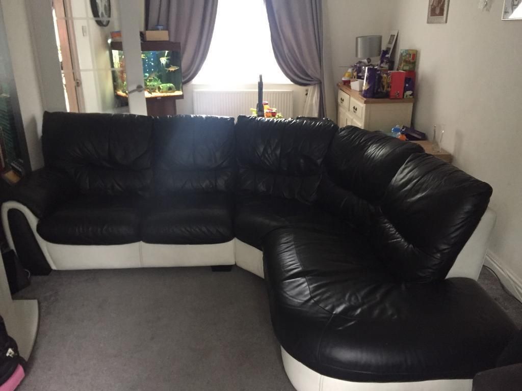 Dfs Corner Sofa With Swivel Chair And Puffy | In Sheffield, South In Corner Sofa And Swivel Chairs (View 5 of 20)