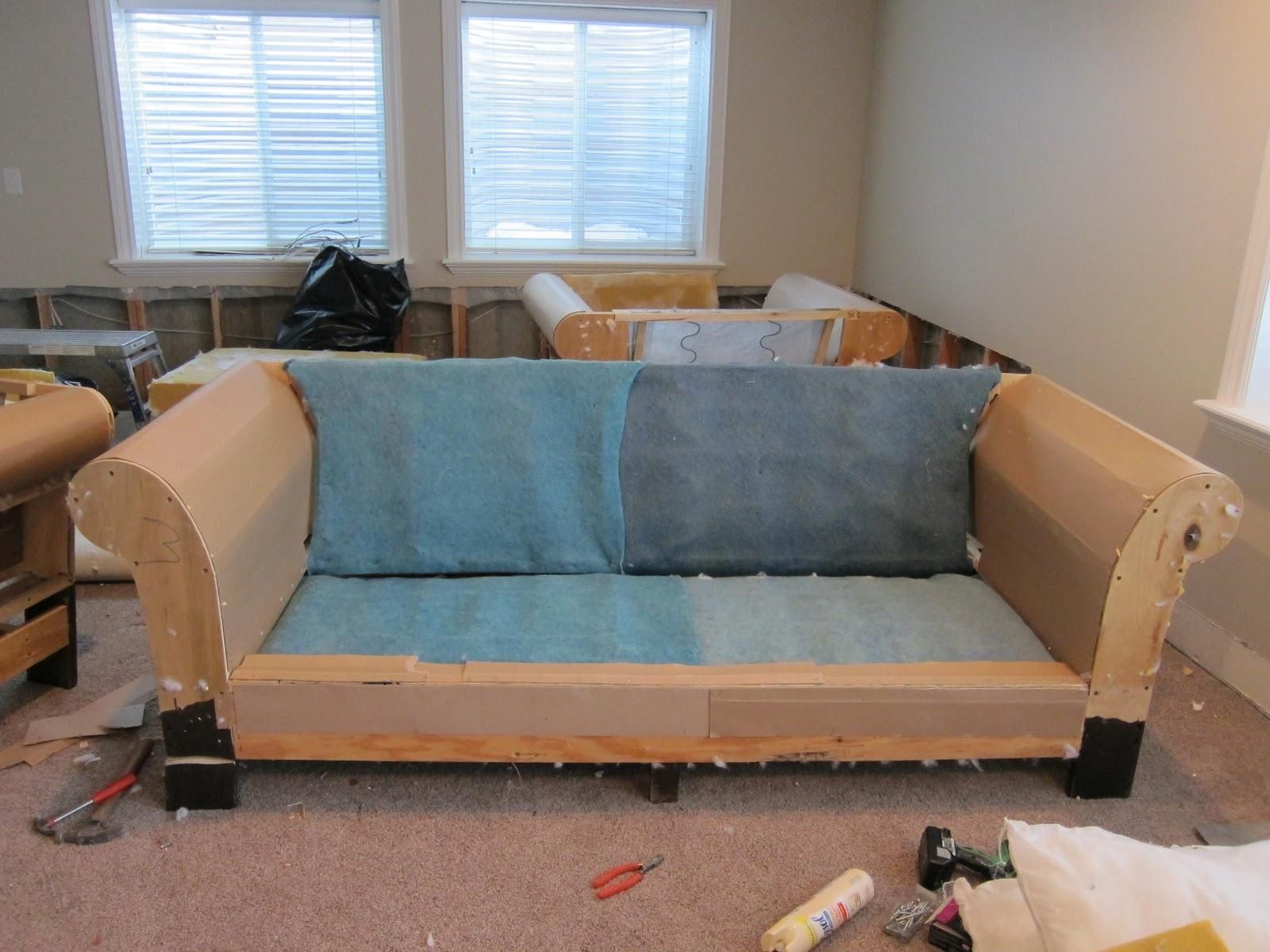 Do It Yourself Divas: Diy Strip Fabric From A Couch And Reupholster It Throughout Cardboard Sofas (View 19 of 20)