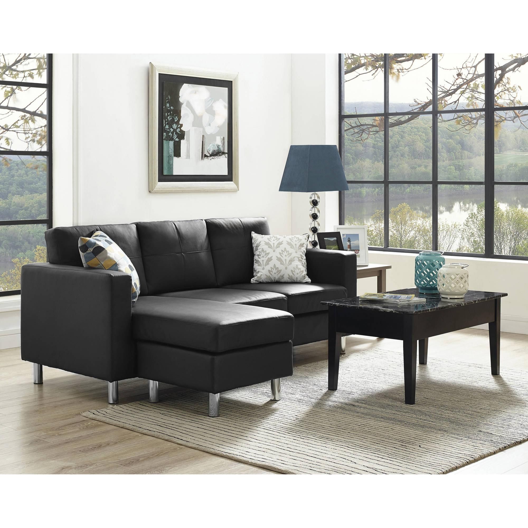 Dorel Living Small Spaces Configurable Sectional Sofa, Multiple Inside Inexpensive Sectional Sofas For Small Spaces (View 10 of 20)
