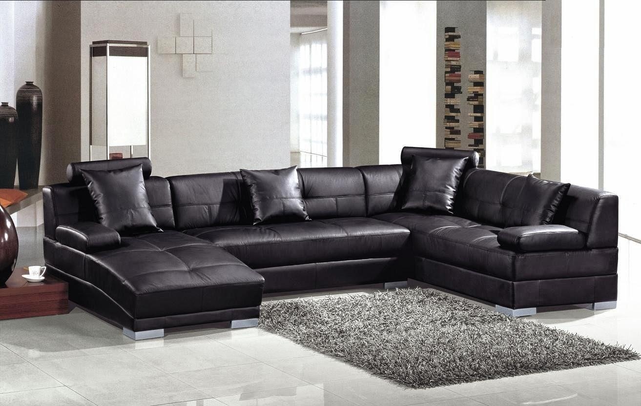 Double Chaise Lounge Sofa. Exceptional Double Chaise Sofa 4 Double With Leather Lounge Sofas (Photo 1 of 20)