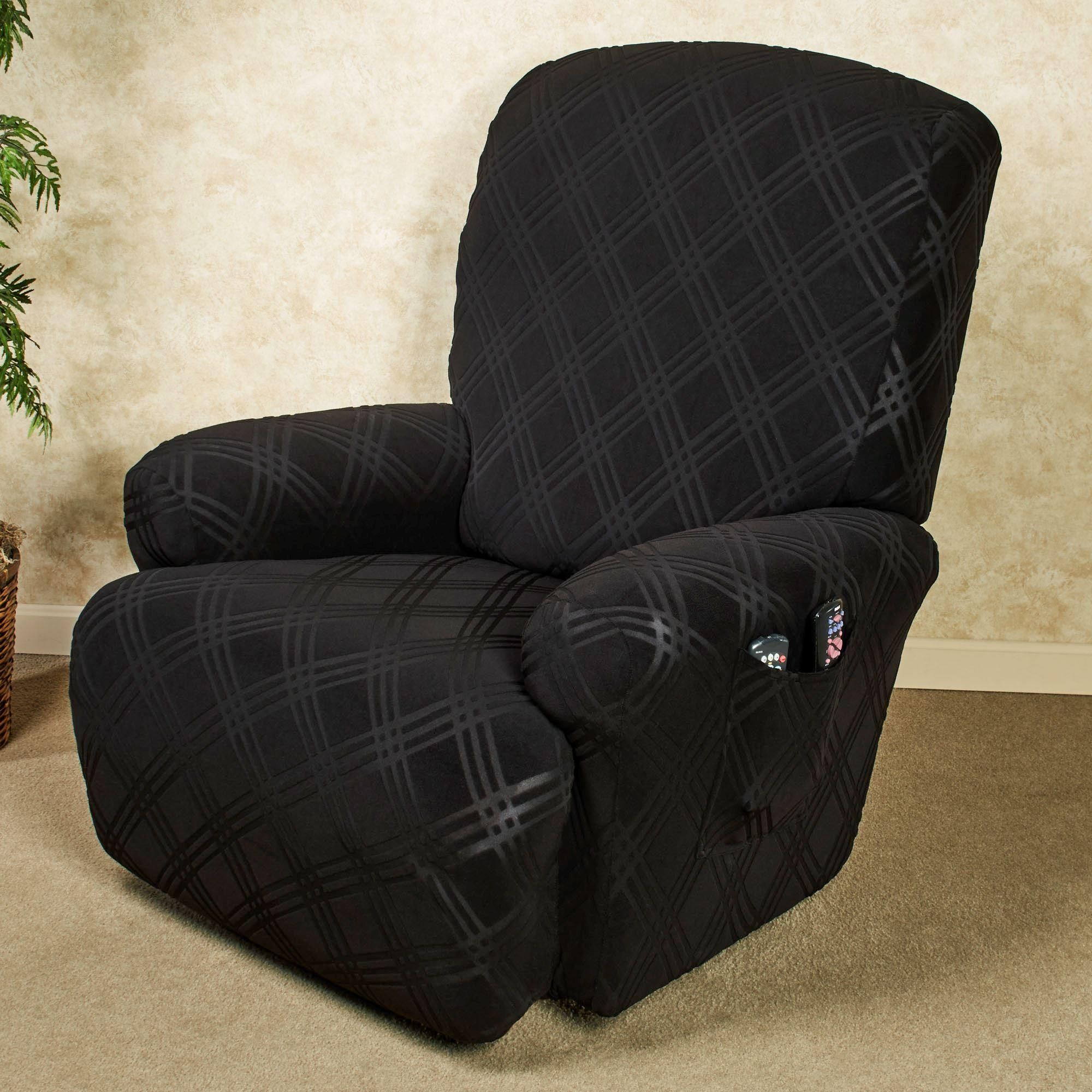 Double Diamond Stretch Jumbo Recliner Slipcovers Inside Stretch Covers For Recliners (View 3 of 20)