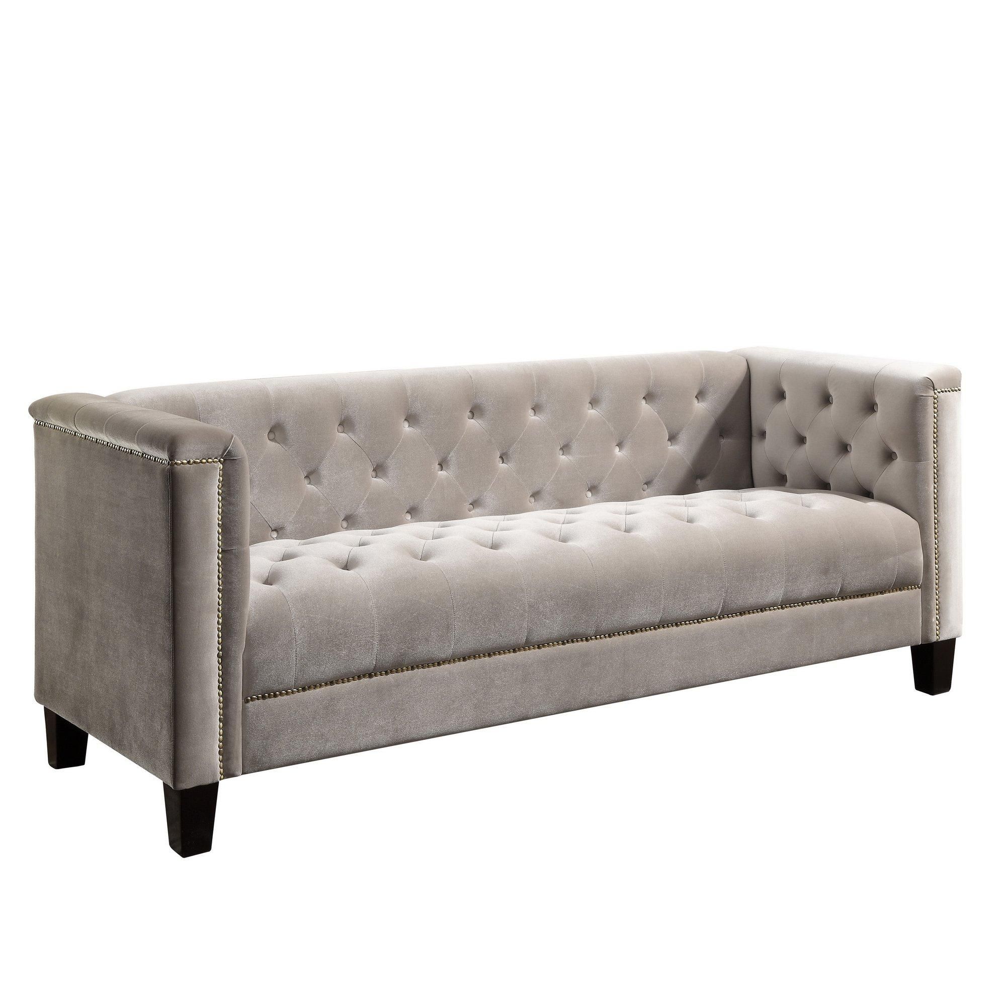 Dowe Tufted Chesterfield Sofa & Reviews | Allmodern Inside Small Chesterfield Sofas (View 20 of 20)