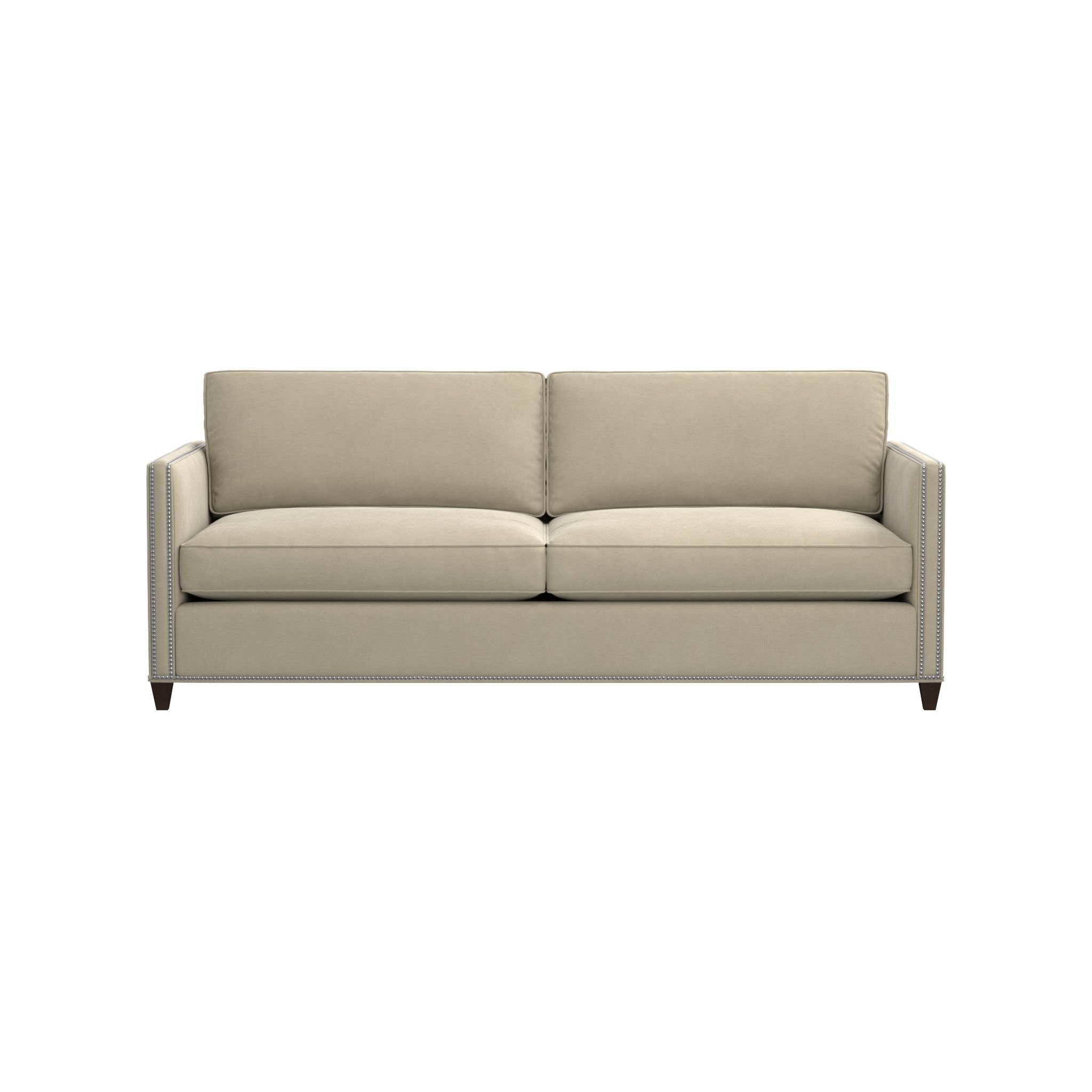 Dryden Queen Sleeper Sofa With Nailheads | Crate And Barrel Throughout Crate And Barrel Sofa Sleepers (View 1 of 20)