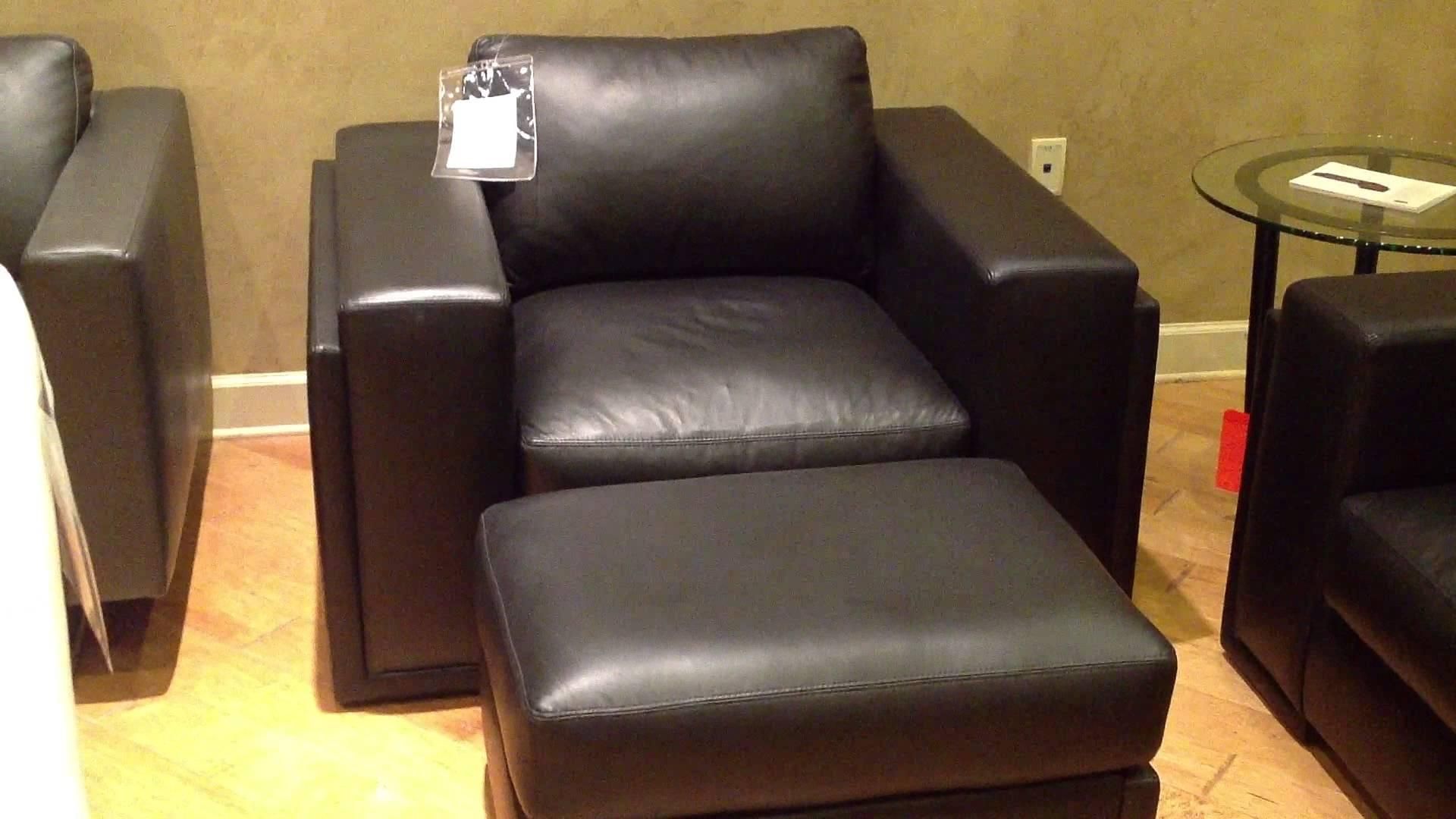 Elite Leather Milan Sofa, Chair, Ottoman – Youtube Within Sofa Chair And Ottoman (View 5 of 20)