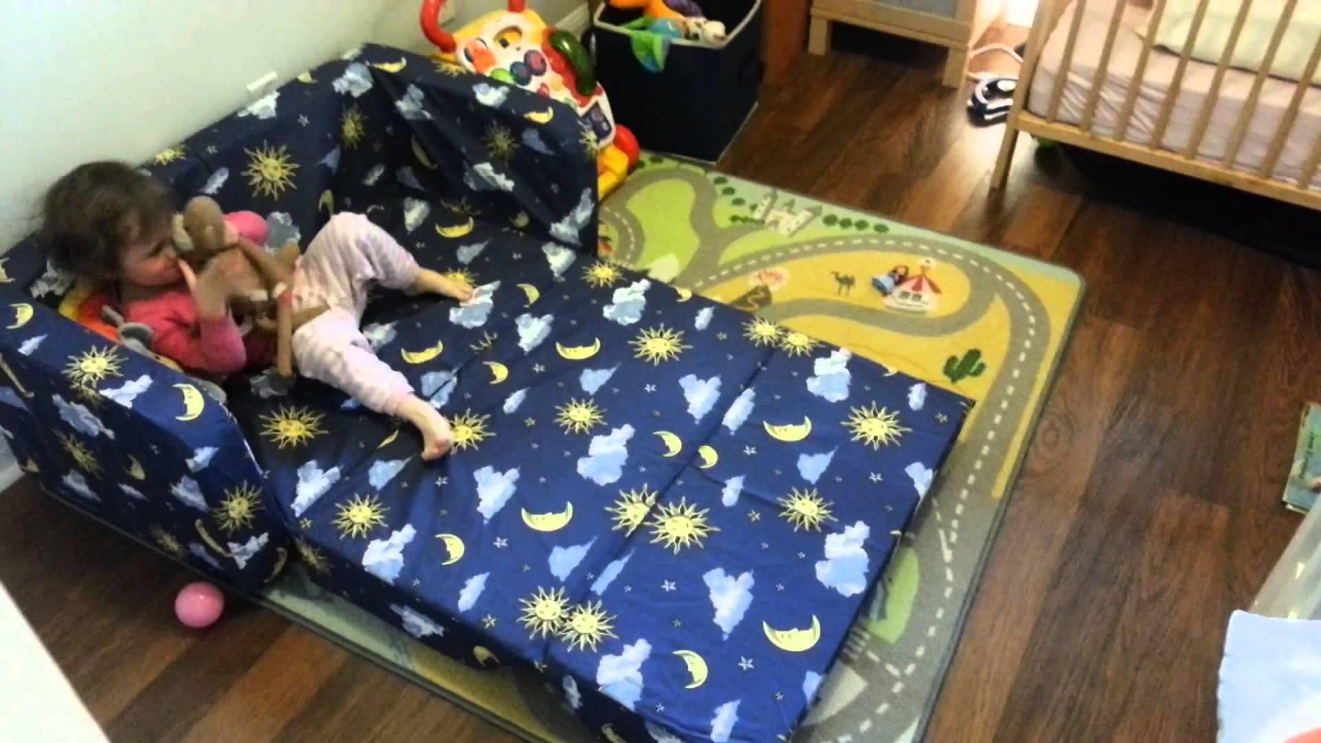 Eloise New Toddler Flip Sofa Pt2 – Youtube With Regard To Flip Open Kids Sofas (View 18 of 20)