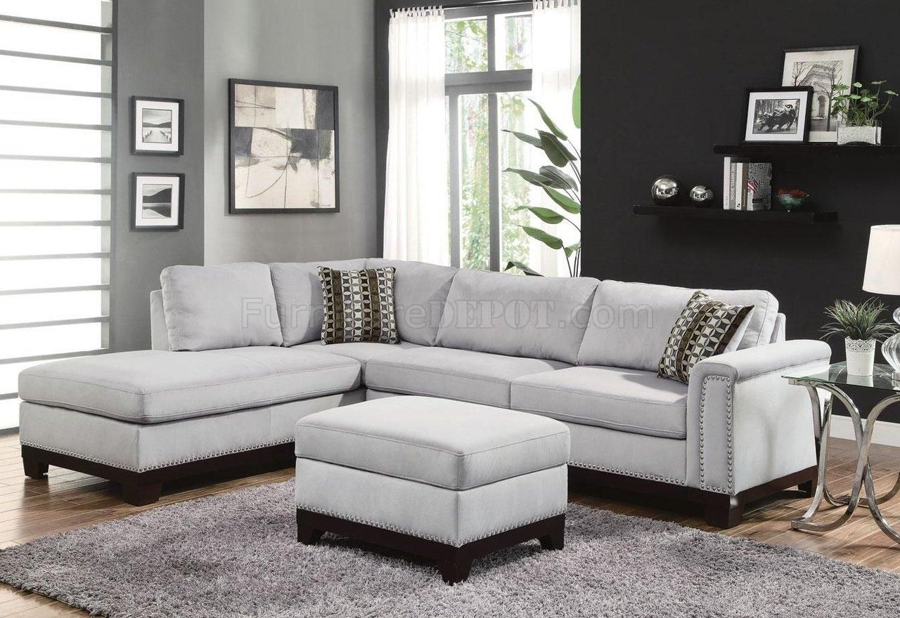 Fabric Sectionals – Microfiber Sectional Sofas, Microsuede With Regard To Microfiber Sectional Sofas (View 1 of 20)