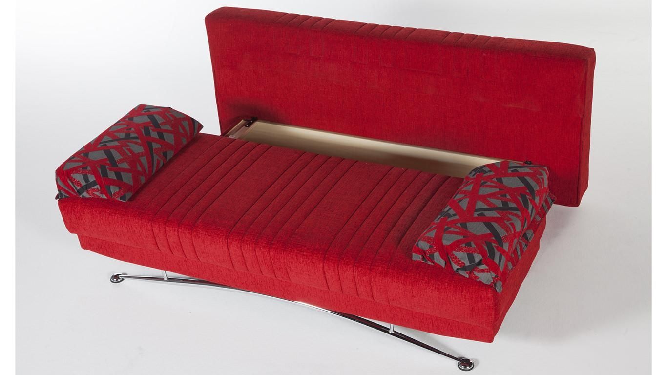 Fantasy Story Red Convertible Sofa Bedsunset Regarding Sofa Beds Chairs (View 18 of 20)