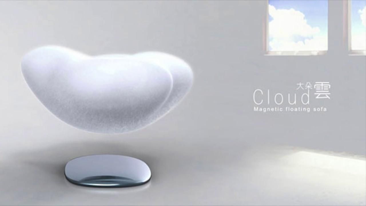 Floating Cloud Couch – Youtube In Cloud Magnetic Floating Sofas (View 2 of 20)