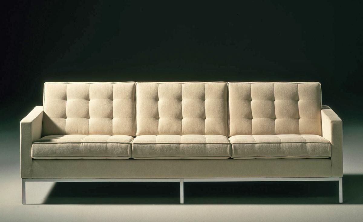 Florence Knoll 3 Seat Sofa – Hivemodern With Regard To Florence Knoll Sofas (View 1 of 20)