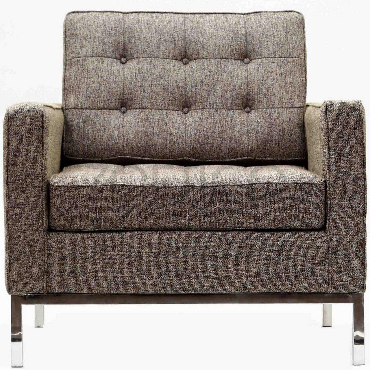 Florence Knoll Style Armchair In Fabric – (multiple Colors In Florence Knoll Fabric Sofas (View 5 of 20)