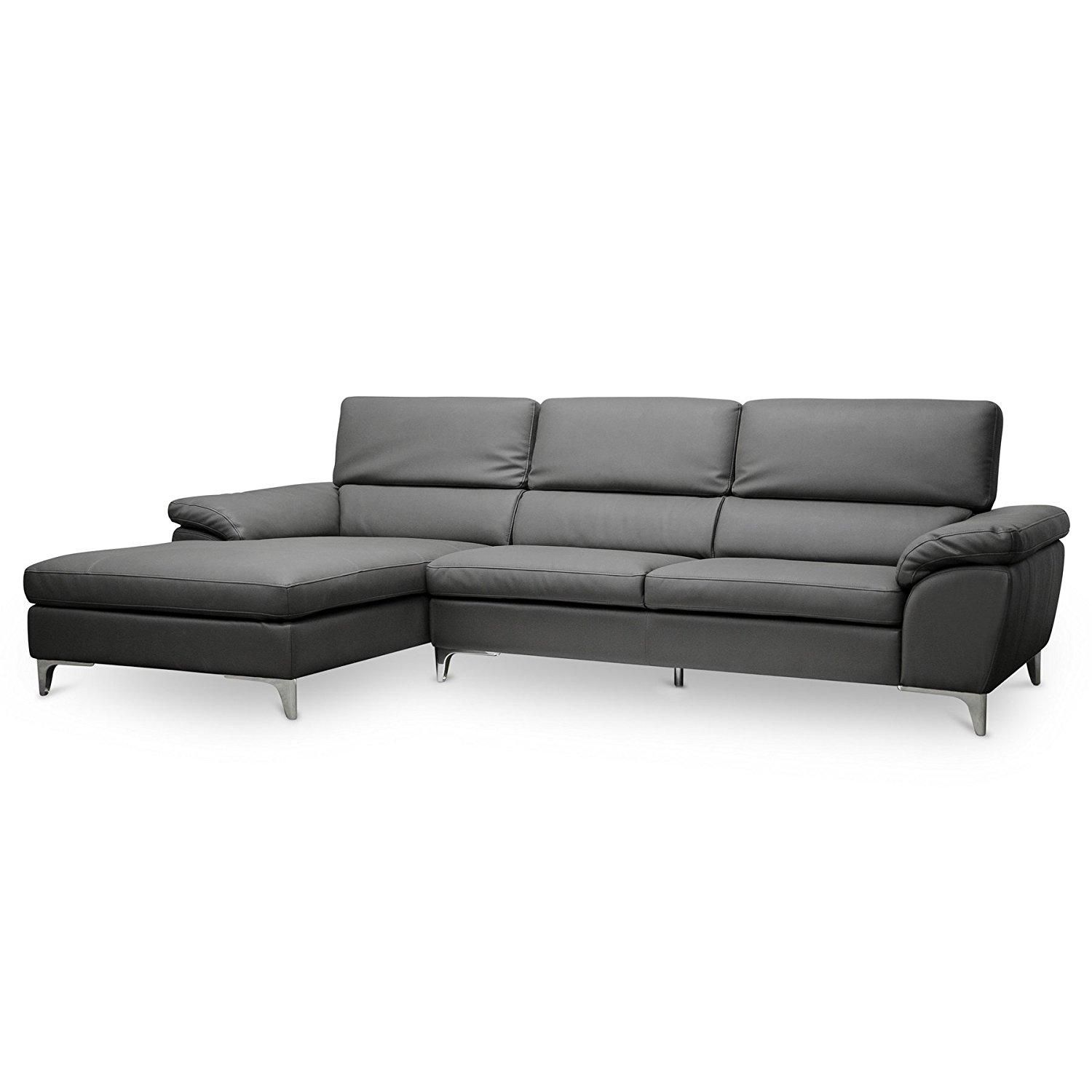 Furniture: Baxton Studio Sectional | Braxton Sectional | Dobson Within Braxton Sectional Sofa (View 14 of 15)