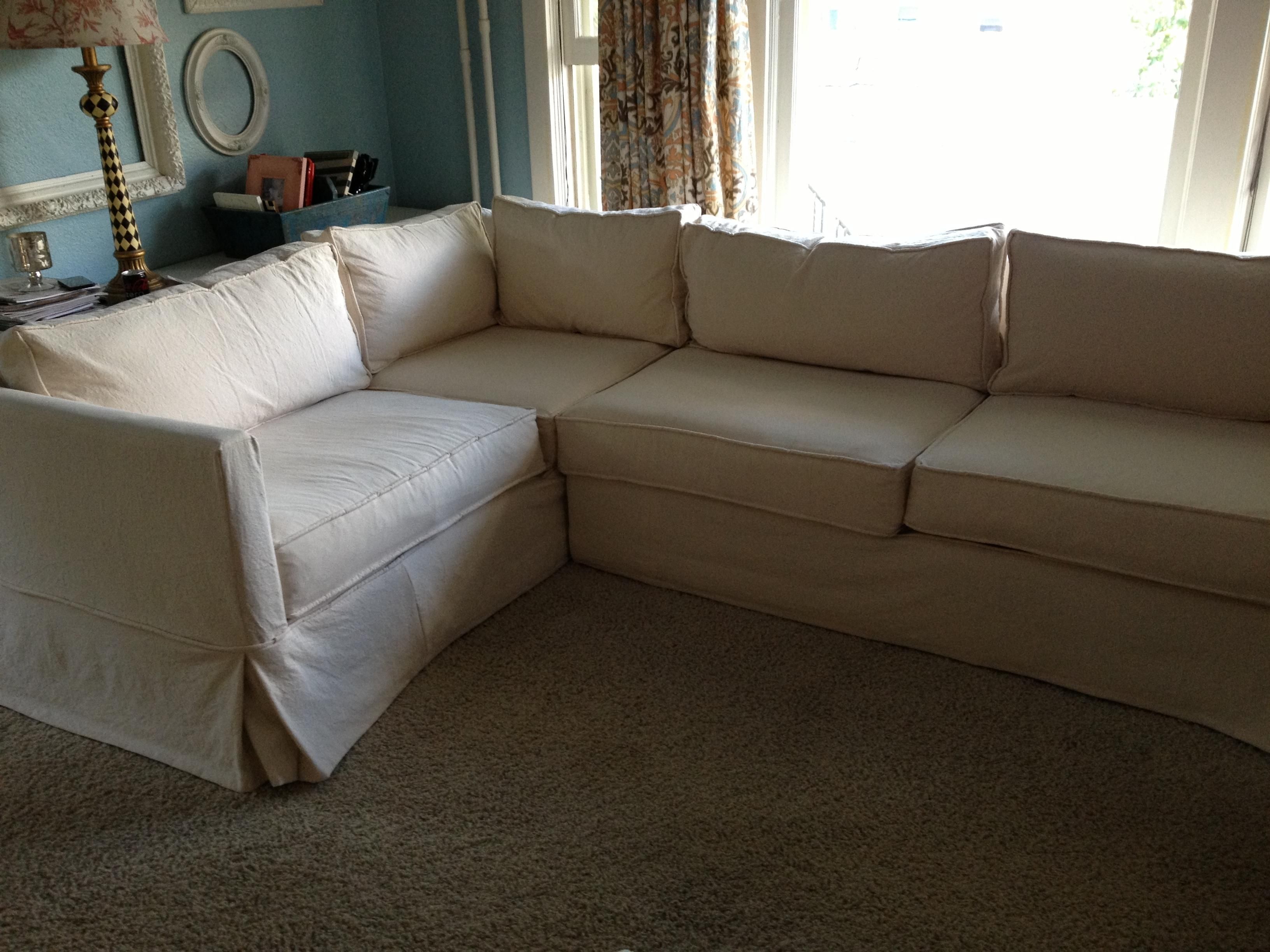 Furniture: Slipcovers For Sectional That Applicable To All Kinds With Chaise Sectional Slipcover (View 5 of 15)