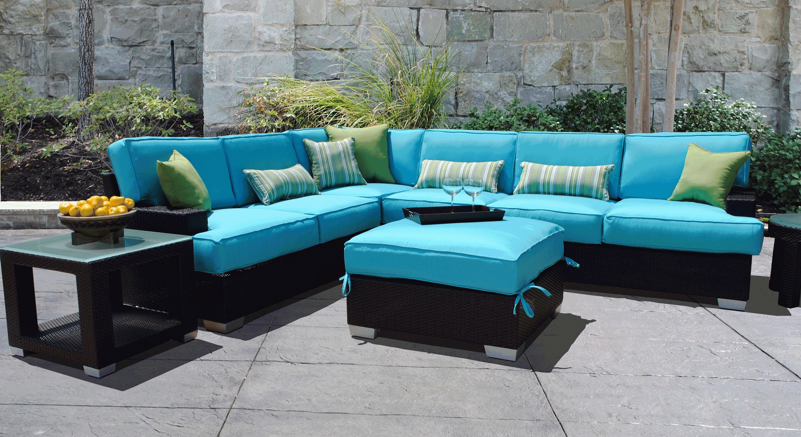 Furniture & Sofa: Enjoy Your Patio Decoration With Comfortable With Regard To Cheap Outdoor Sectionals (View 10 of 15)