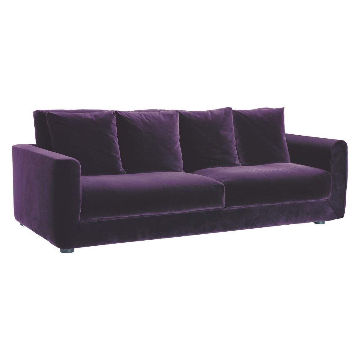 Furniture: Velvet Loveseat | Velvet Couch | Cobalt Blue Sofa Throughout Barrister Velvet Sofas (View 19 of 20)