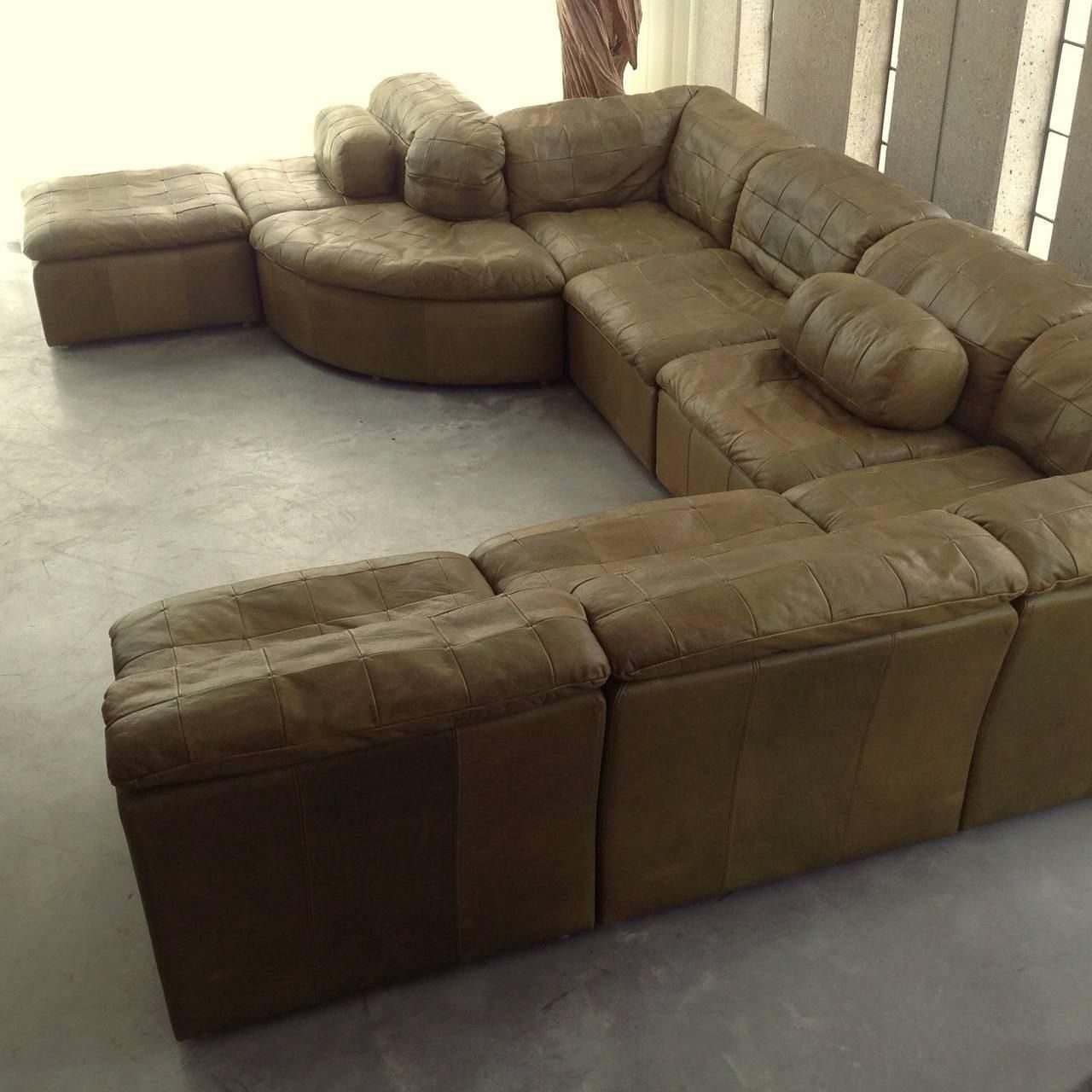 Green Leather Sectional Sofa With Design Image 29131 | Kengire Throughout Green Sectional Sofa (View 8 of 15)