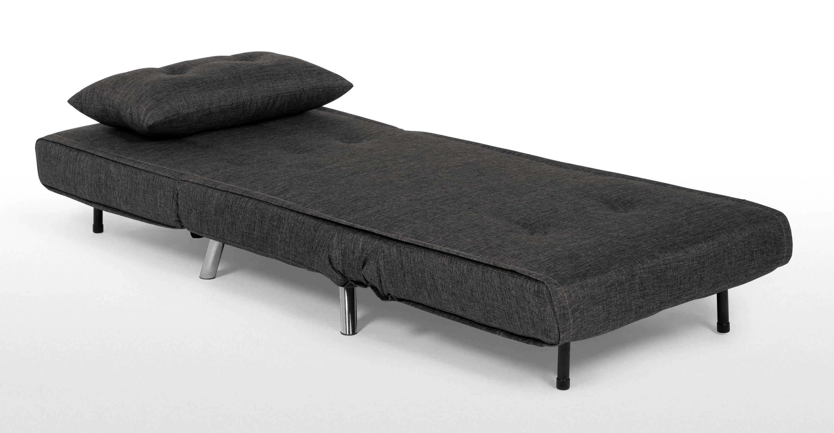 Haru Single Sofa Bed, Cygnet Grey | Made In Single Sofa Beds (View 2 of 20)