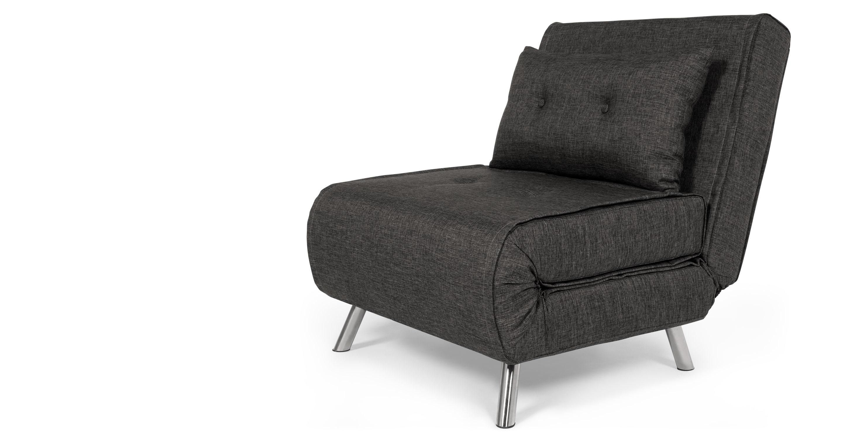 Haru Single Sofa Bed, Cygnet Grey | Made Regarding Sofa Beds Chairs (View 6 of 20)