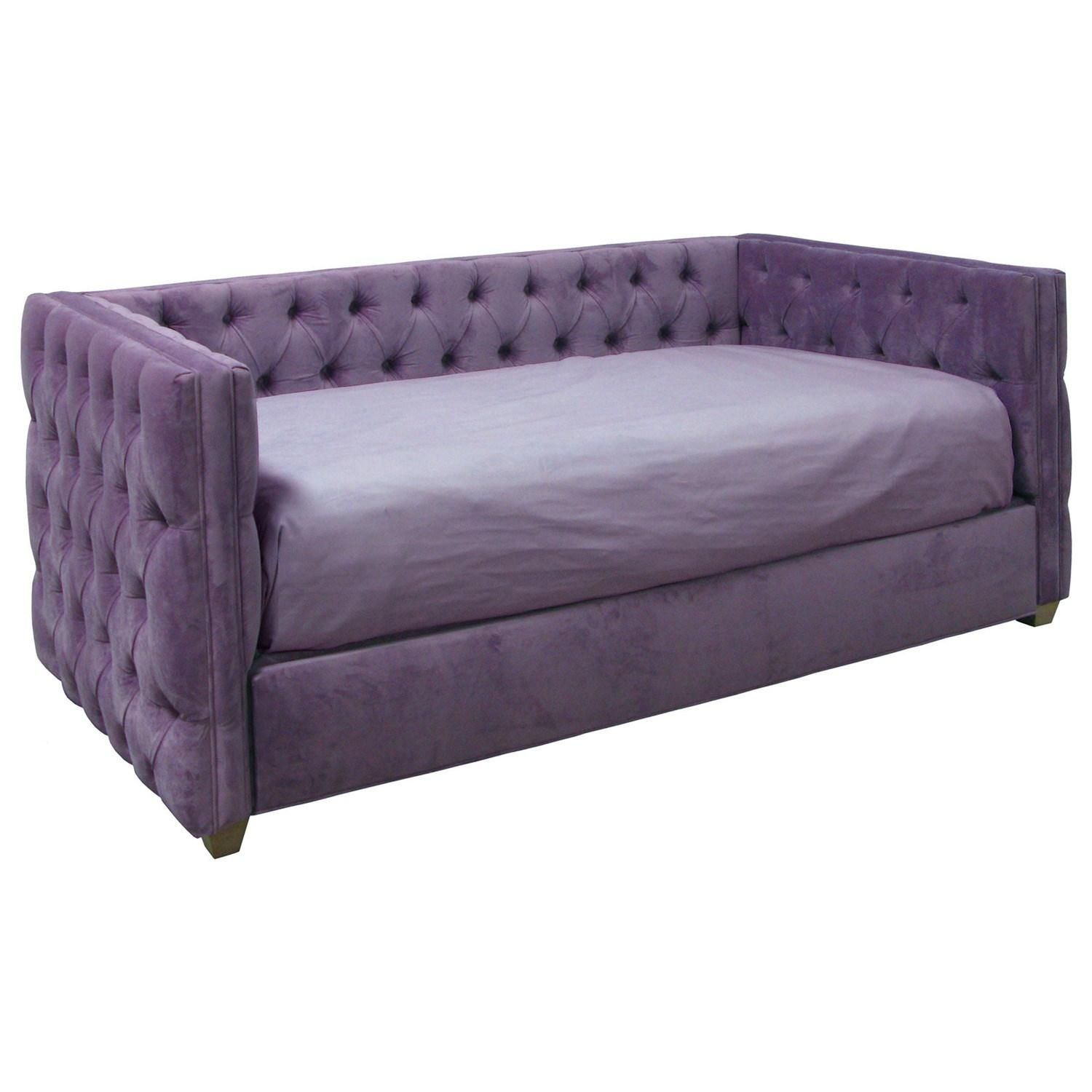 Hollywood Sofa Daybed In Purple Velvetafk Art For Kids Throughout Sofa Day Beds (View 6 of 20)