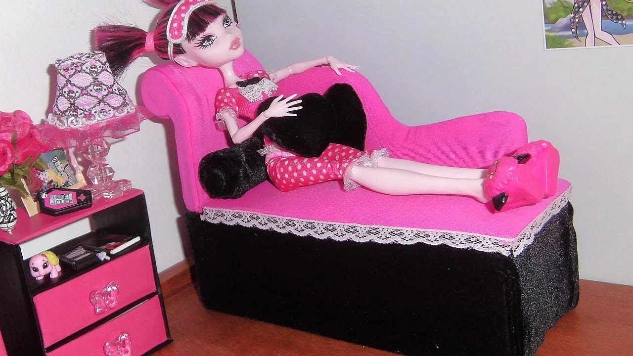 How To Make A Chaise Longue Sofa For Doll Monster High, Barbie In Barbie Sofas (View 2 of 20)