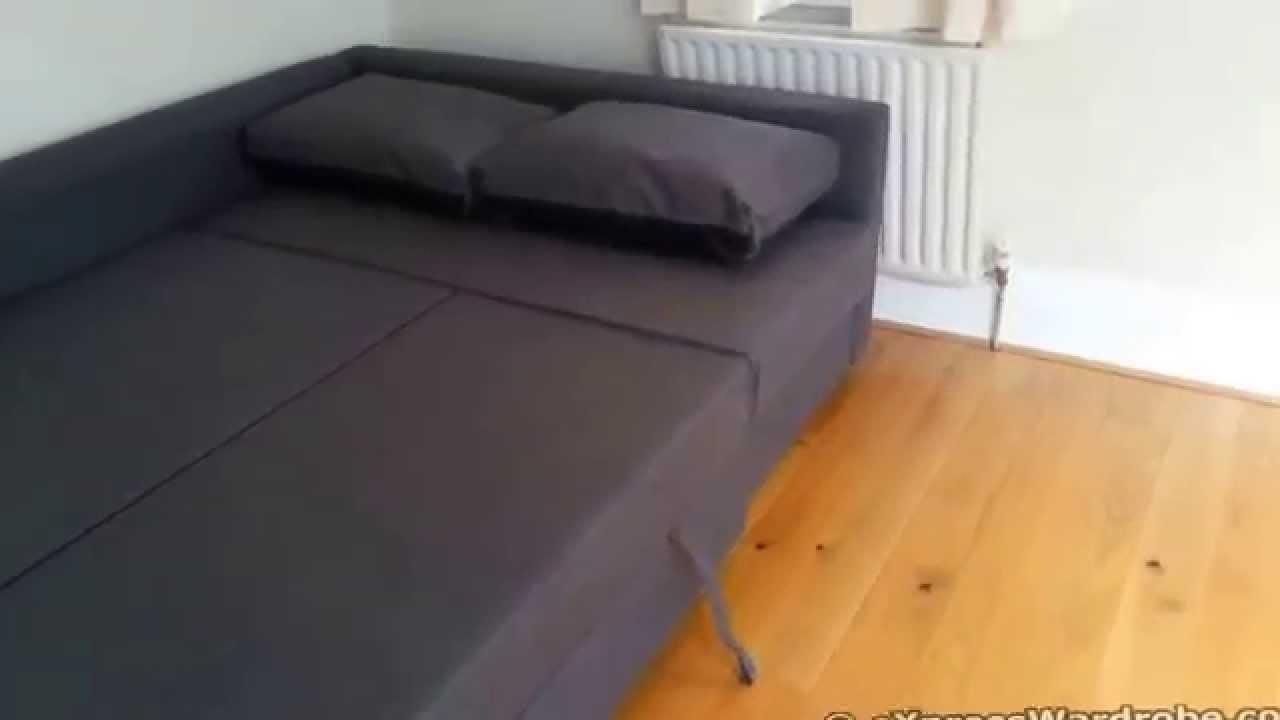 Ikea Sofa Bed (1080p) Hd – Youtube Within Manstad Sofa Bed With Storage From Ikea (View 3 of 20)