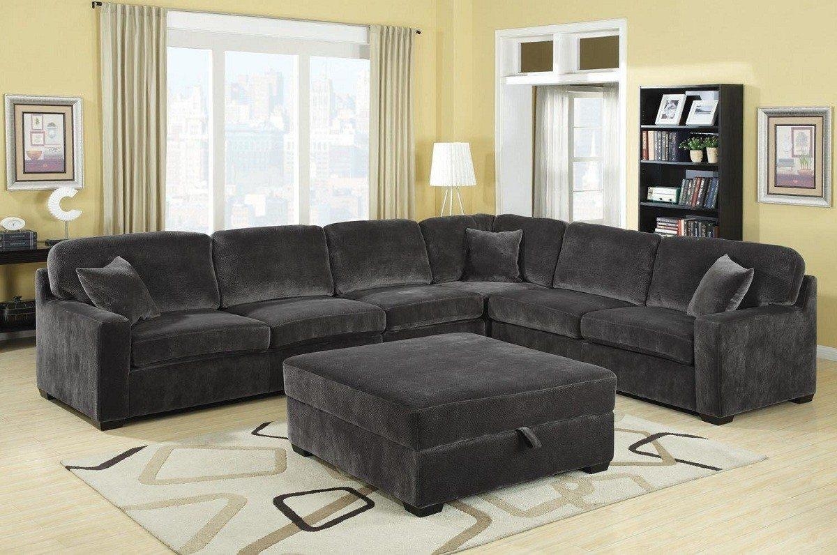 Featured Photo of Top 20 of Charcoal Gray Sectional Sofas