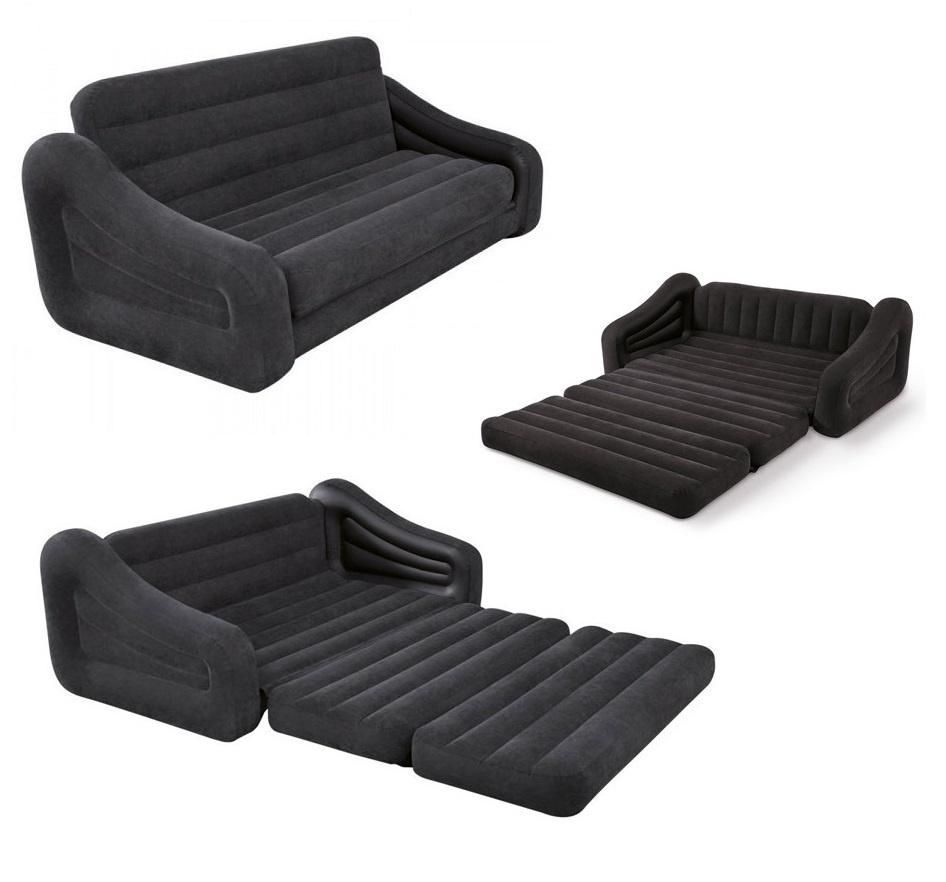 Intex Inflatable Pull Out Sofa Bed (Free Electric Pump) | Lazada With Intex Inflatable Pull Out Sofas (View 6 of 20)
