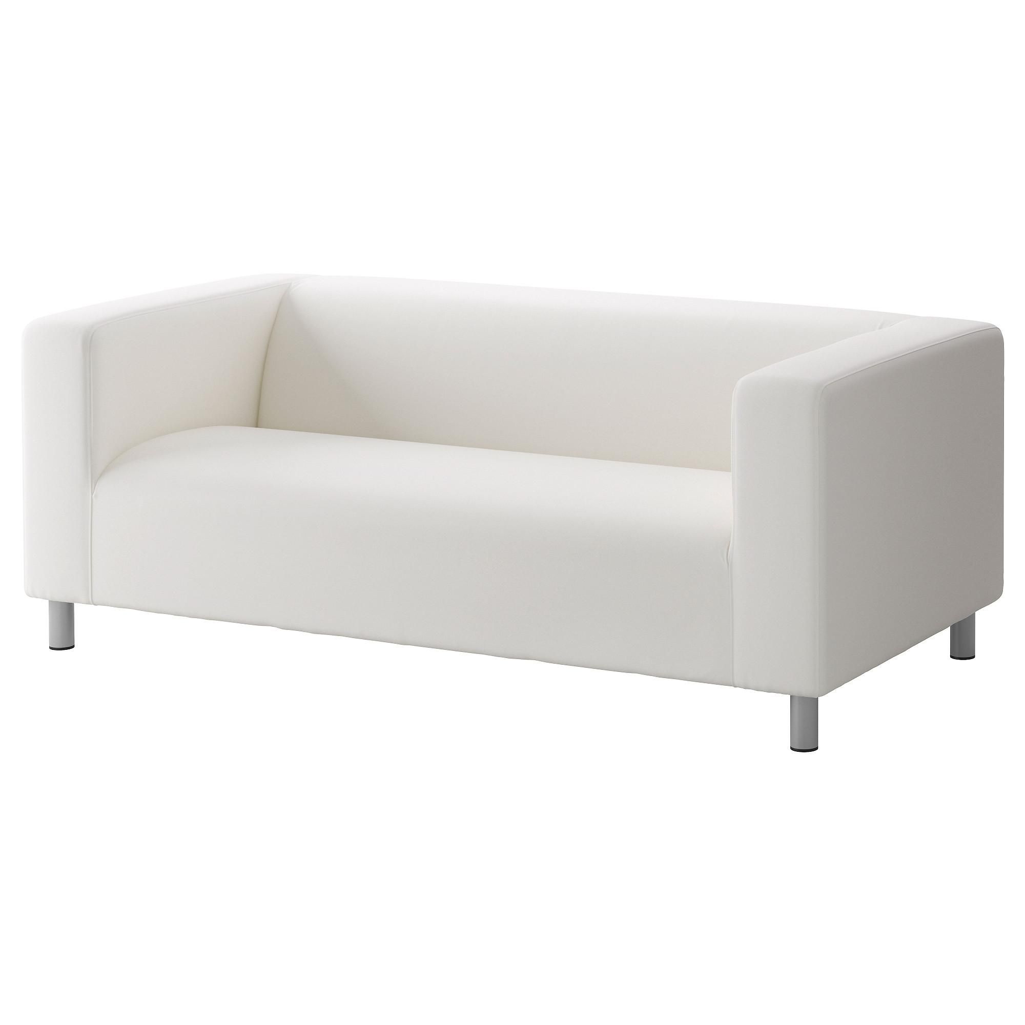 Klippan Two Seat Sofa Ransta White – Ikea Pertaining To Ikea Two Seater Sofas (View 20 of 20)