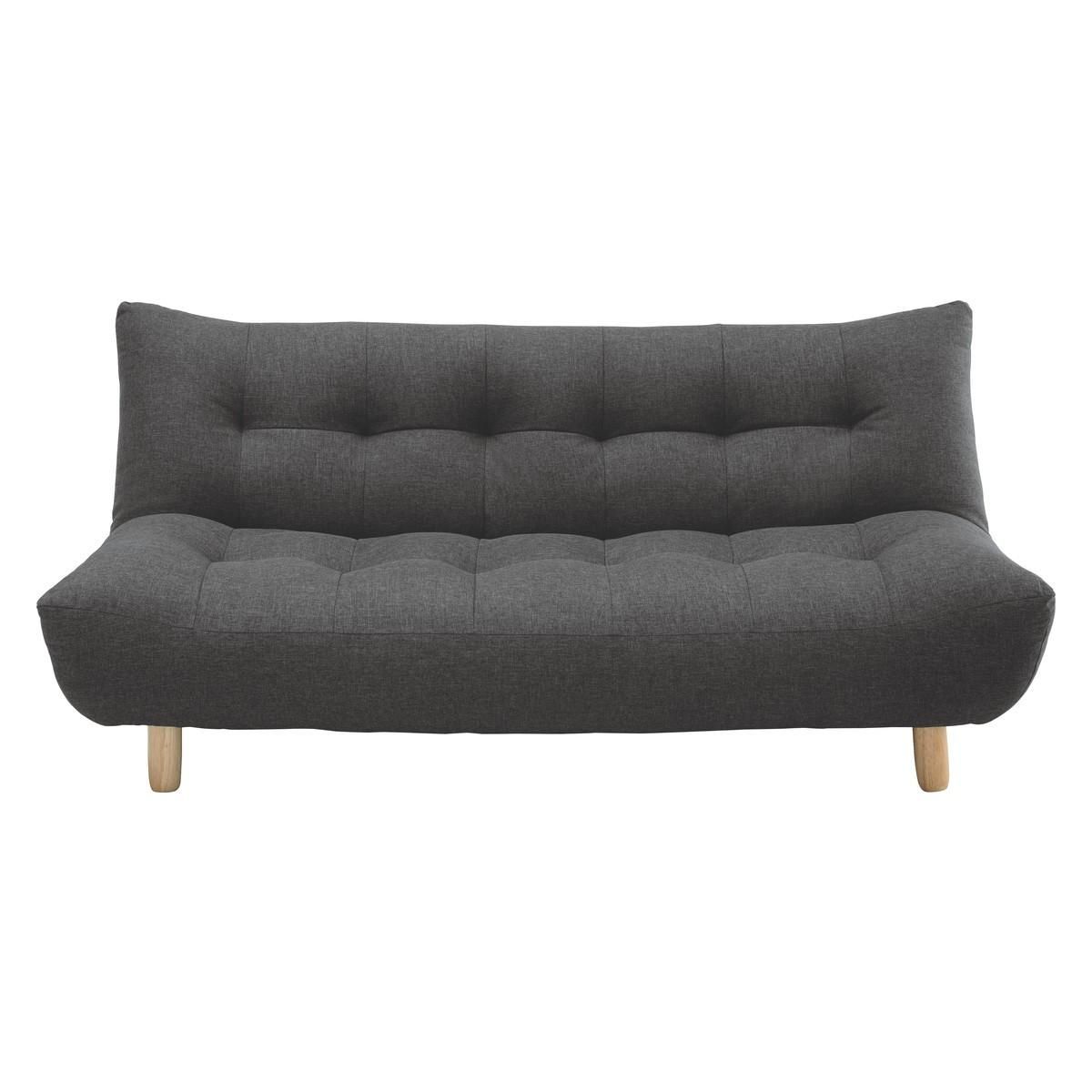 Kota Charcoal Fabric 2 Seater Sofa Bed | Buy Now At Habitat Uk Throughout 2 Seater Sofas (View 1 of 20)