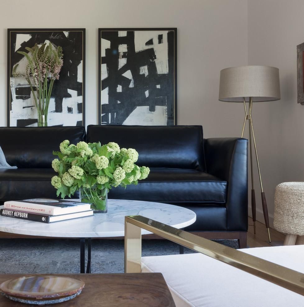 Leather Sofa Living Room Regarding Black Sofas For Living Room (View 15 of 20)