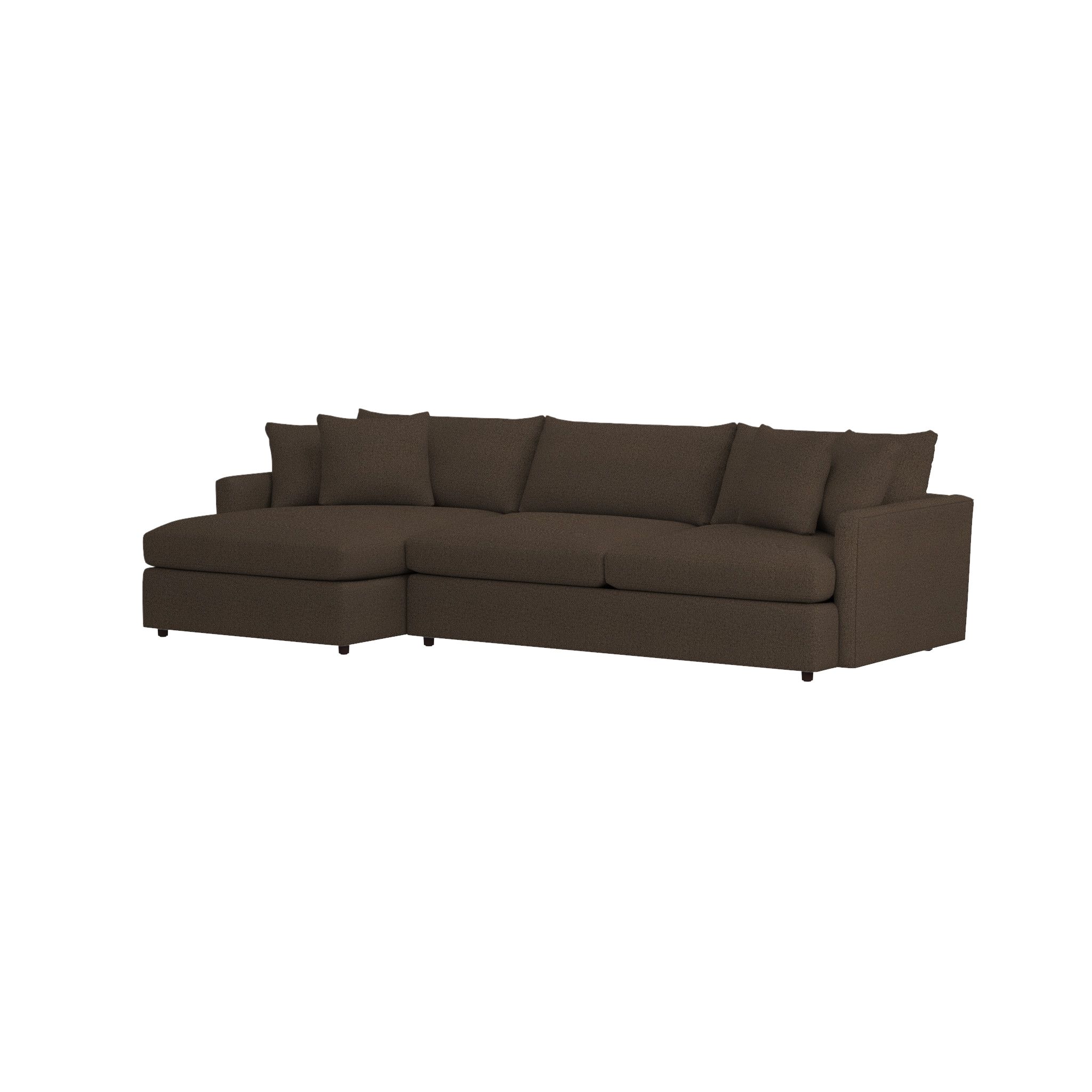 Lounge Ii Grey Chaise Lounge Sectional | Crate And Barrel For Crate And Barrel Sectional (View 9 of 15)