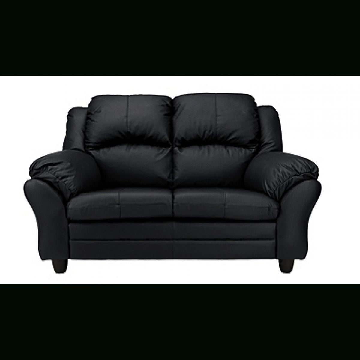 Paloma 3 Seater Sofa + Free 2 Seater Sofa Black – Furnico Village With Regard To Black 2 Seater Sofas (View 4 of 20)