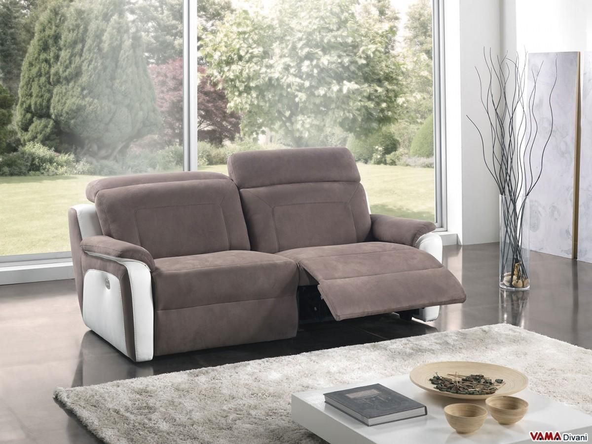 Reclining Sofa With Independent Headrests And Footrests Within Electric Sofa Beds (View 13 of 20)