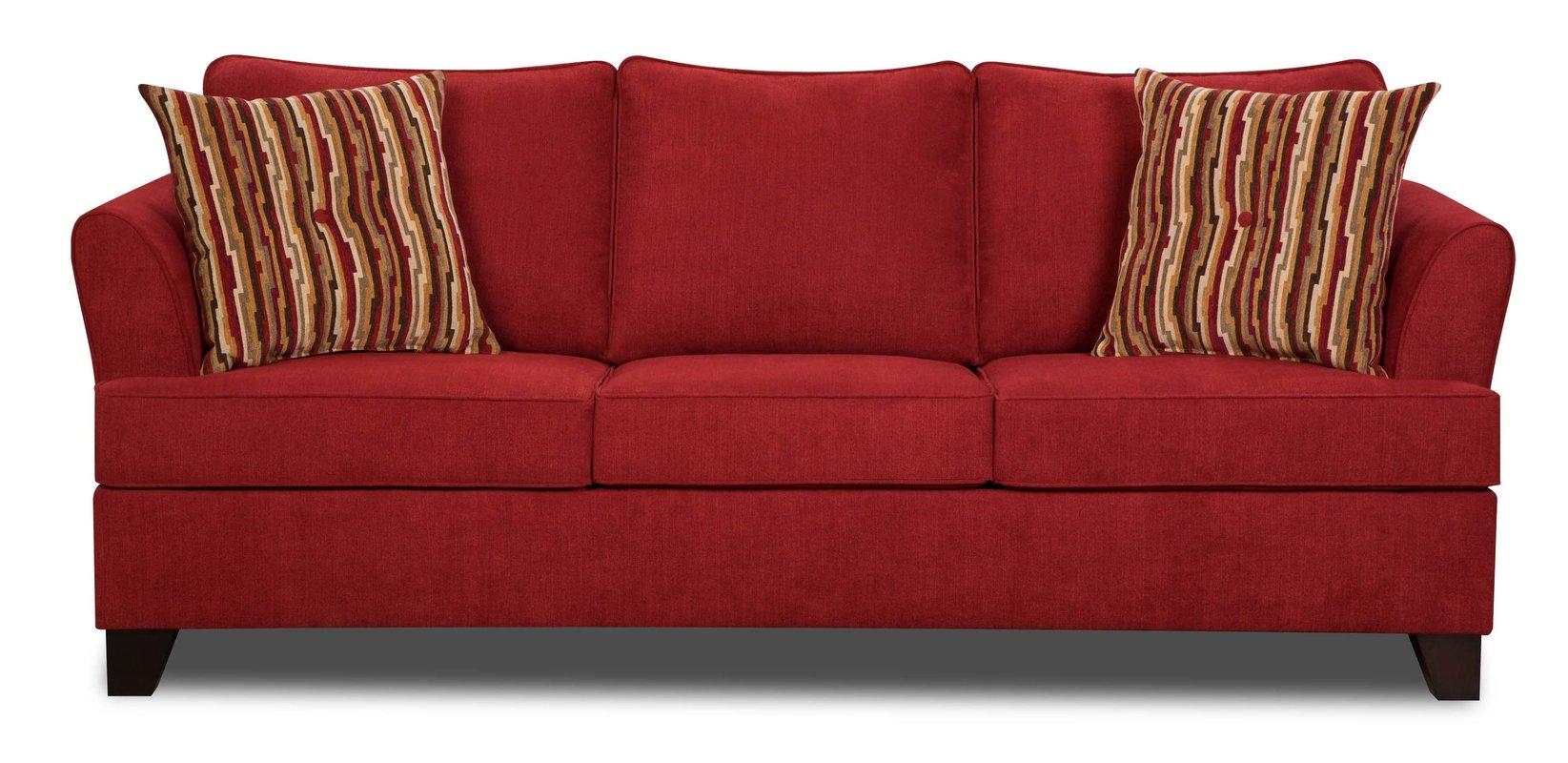 red sofa sleeper        <h3 class=