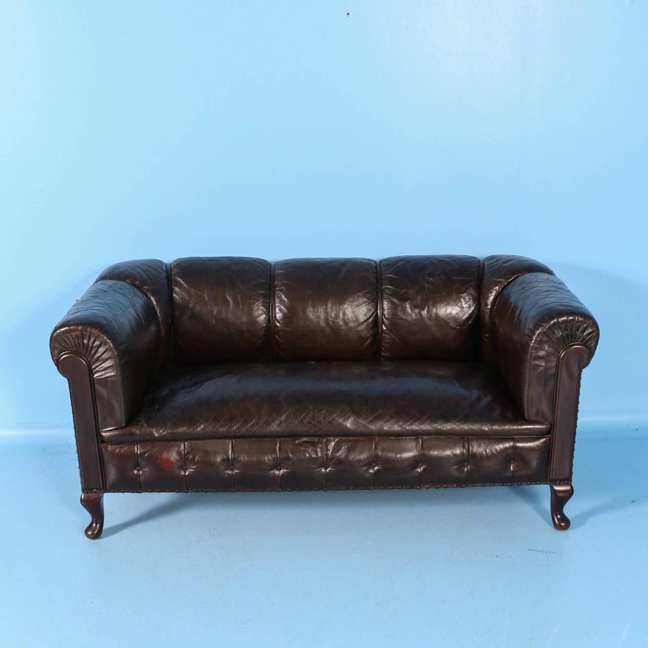 Small Vintage Chesterfield Sofa, England, Circa 1920 – 1940 At 1stdibs Pertaining To Small Chesterfield Sofas (View 16 of 20)
